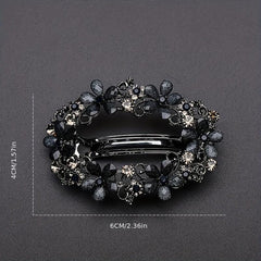 Vintage Alloy Flower Hair Clip For Women Girls Hair Clip
