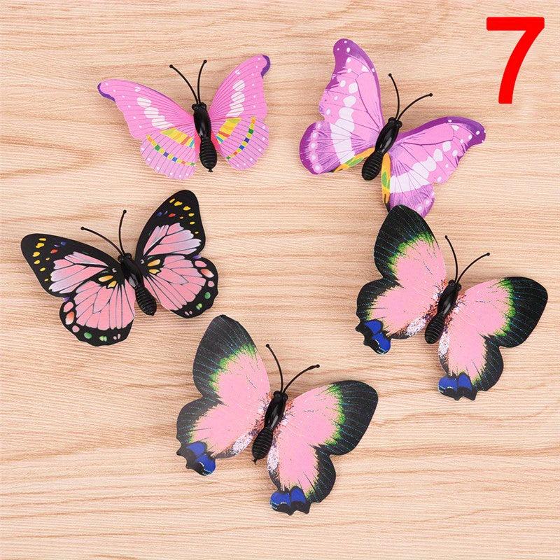 5PCS Colorful Butterfly Hair Clip Accessory Bride Women Beach Hairpins
