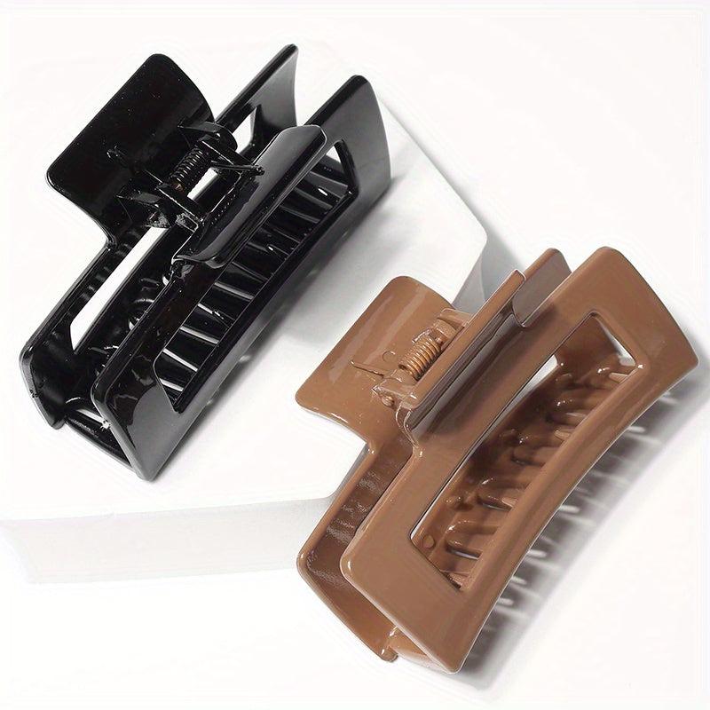 2pcs Hair Claw Shark Claw Women's Hair Clip For Bathing Washing Face