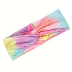 Colorful Tie Dye Women's Sports Headband