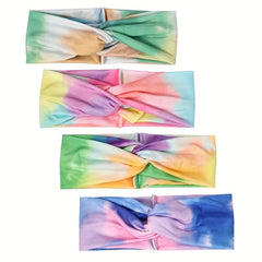 Colorful Tie Dye Women's Sports Headband