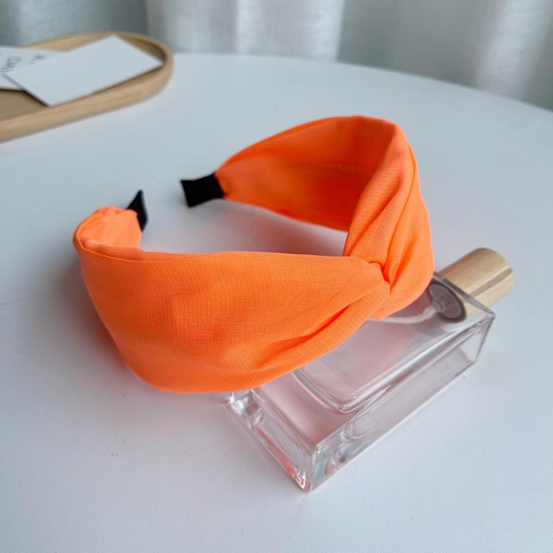 Colorful Fluorescent Cross Headband Hair Band for Women Girls