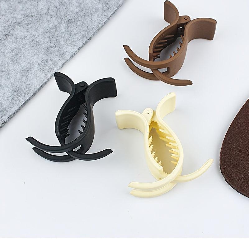 4pcs Hair Claw Clips Bun Ponytail Maker Tail Kit Braid Hair Styling