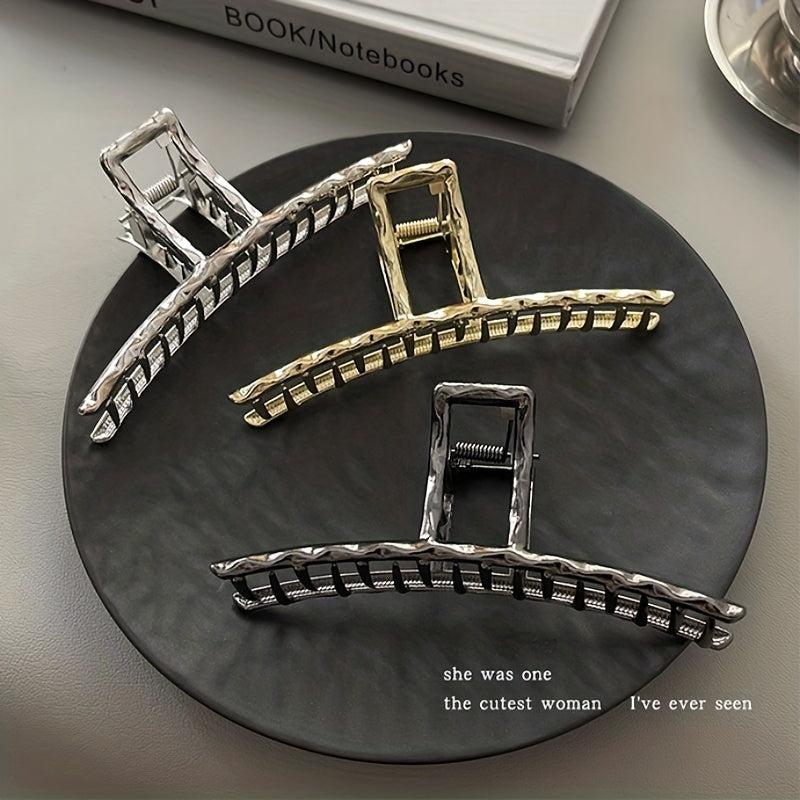 Metal Large Hair Claw Ponytail Holder Shark Claw Hair Clip