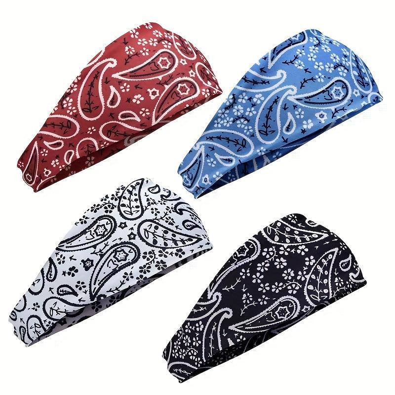 Printed Elastic Headband Women's Bandana Wrap