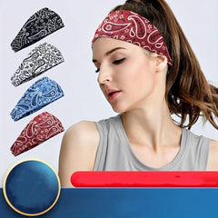 Printed Elastic Headband Women's Bandana Wrap