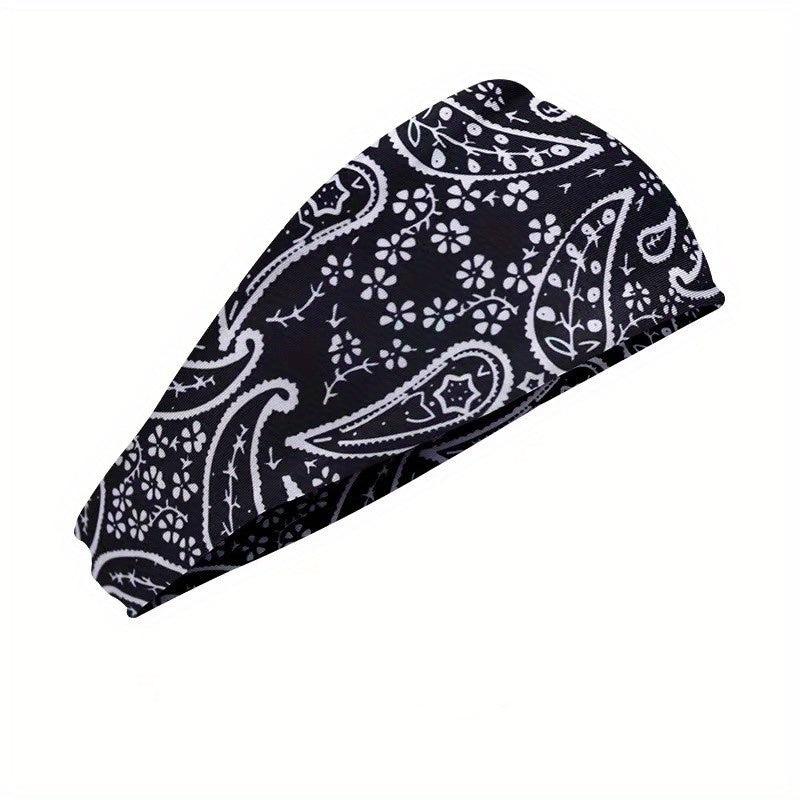 Printed Elastic Headband Women's Bandana Wrap
