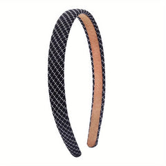 Checkered Pattern Headband Plaid Hair Band