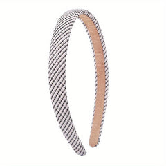 Checkered Pattern Headband Plaid Hair Band