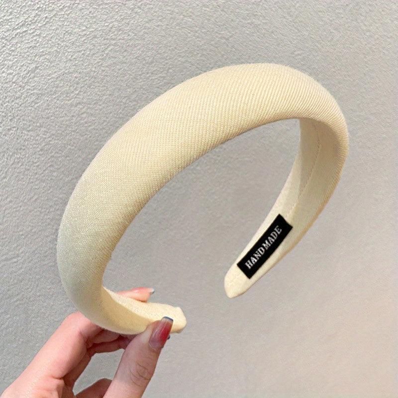 Retro Velvet Headband Wide Brim Hair Accessory