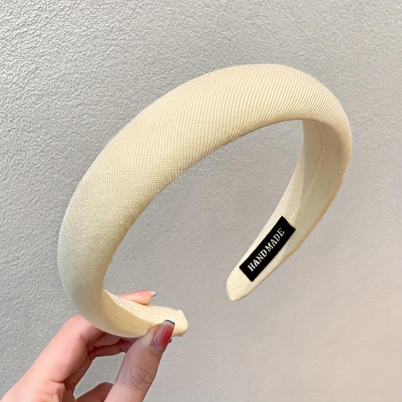 Retro Velvet Headband Wide Brim Hair Accessory