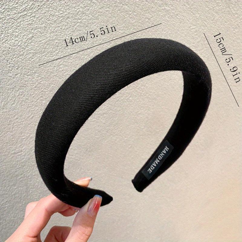 Retro Velvet Headband Wide Brim Hair Accessory