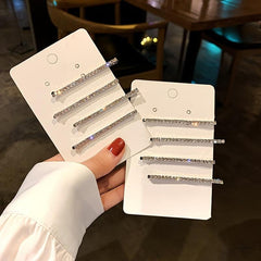 4pcs Silvery Golden Rhinestone Hairpins Bridal Hairpins
