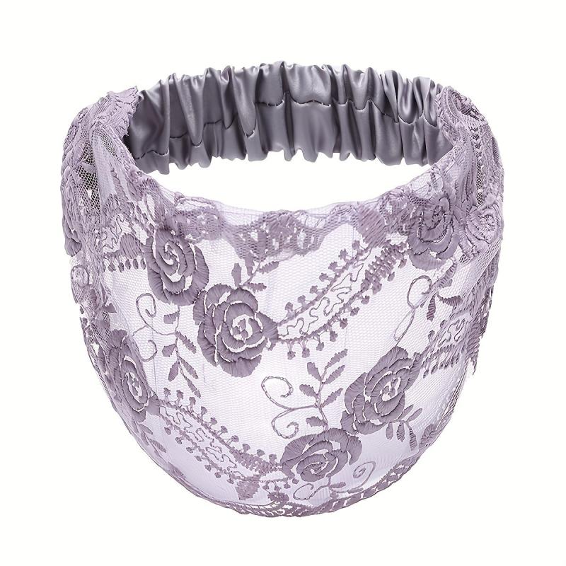 Vintage Flower Headband Lace Hair Band Stretchy Headdress Hair Accessories