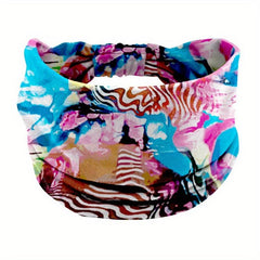 Leopard Pattern Headband Y2K Stretch Hair Band Sports Sweatband Hair Accessories