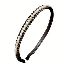 Vintage Faux Pearl Headband for Wedding