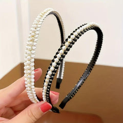 Vintage Faux Pearl Headband for Wedding