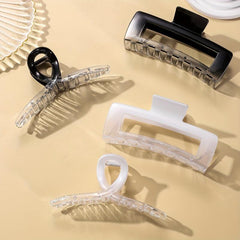 4pcs Nonslip Shark Claw Hair Claw Clip Ponytail Holder for Women Girls