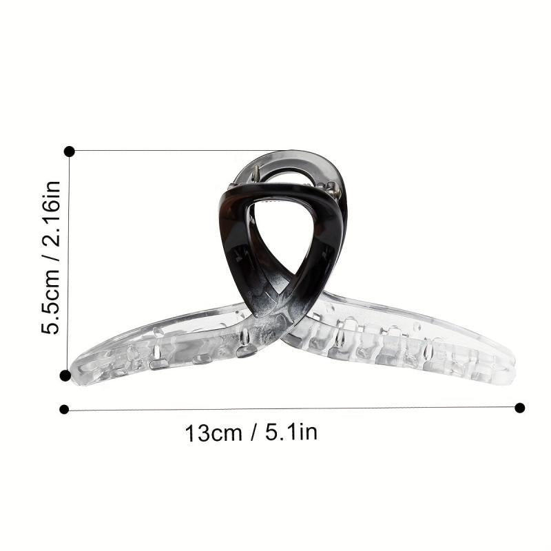 4pcs Nonslip Shark Claw Hair Claw Clip Ponytail Holder for Women Girls
