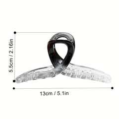 4pcs Nonslip Shark Claw Hair Claw Clip Ponytail Holder for Women Girls