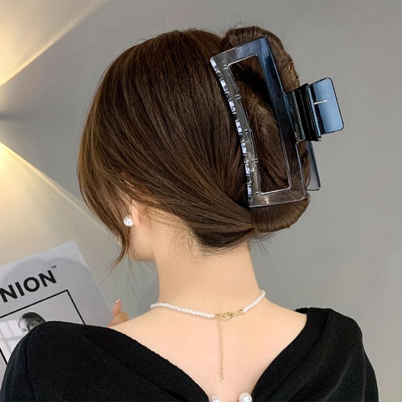 4pcs Nonslip Shark Claw Hair Claw Clip Ponytail Holder for Women Girls