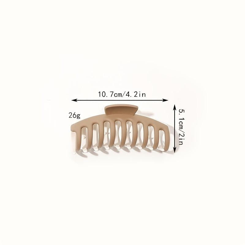Matte Large Hair Claw Clips Non Slip Strong Hold Hair Claw Clip