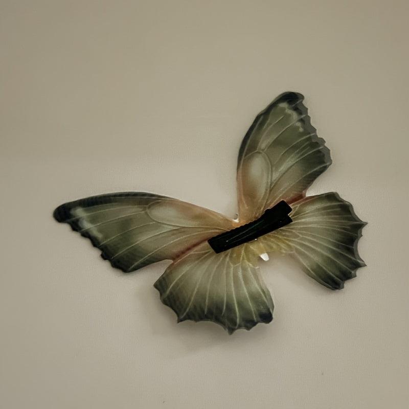 Vintage Butterfly Hairpins with Faux Pearls Hair Clips
