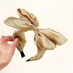 Large Bowknot Headband Wide Hair Band For Women Girls