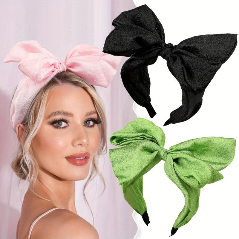 Large Bowknot Headband Wide Hair Band For Women Girls