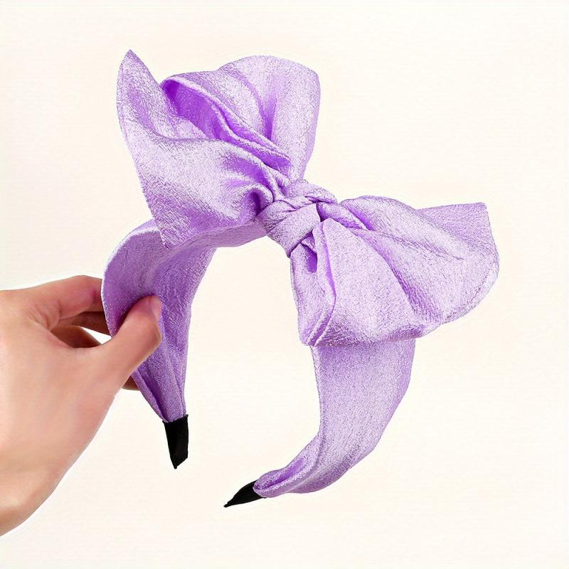 Large Bowknot Headband Wide Hair Band For Women Girls