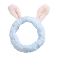 Easter Rabbit Ear Headband Wash Face Makeup Spa Hair Band Headwrap