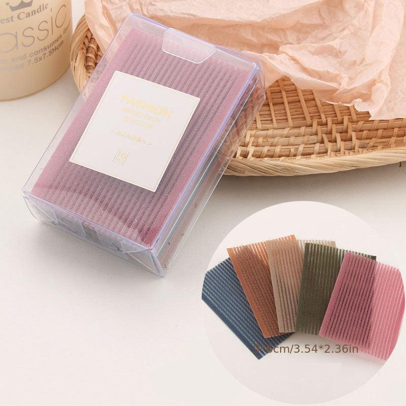 10pcs Hair Pad Hair Sticker Clip Bang Fixed Magic Paste Tape Fringe Bang Patch