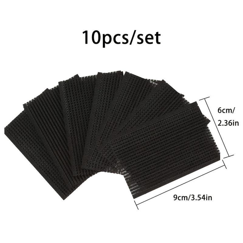 10pcs Hair Pad Hair Sticker Clip Bang Fixed Magic Paste Tape Fringe Bang Patch