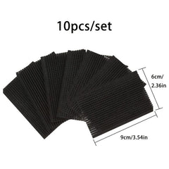 10pcs Hair Pad Hair Sticker Clip Bang Fixed Magic Paste Tape Fringe Bang Patch