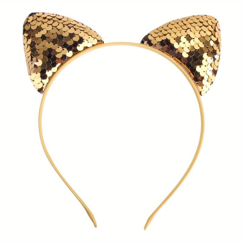 Cat Ears Sequin Headband for Kids Birthday Party