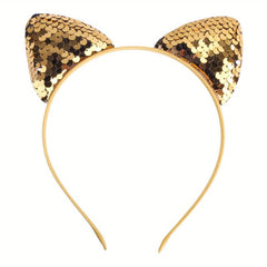 Cat Ears Sequin Headband for Kids Birthday Party