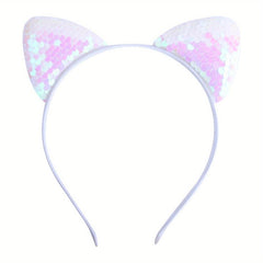 Cat Ears Sequin Headband for Kids Birthday Party