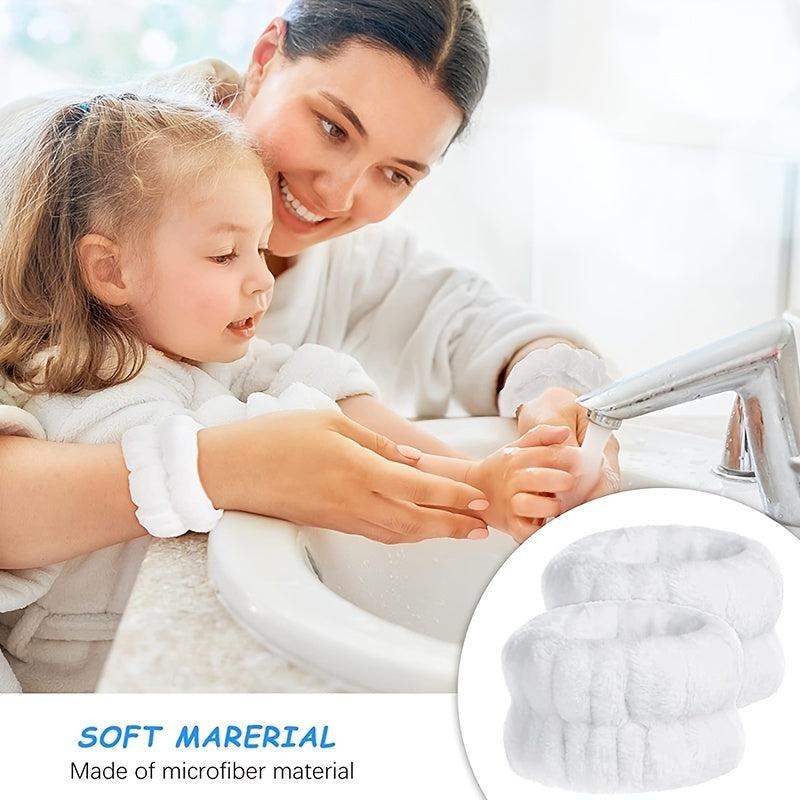 Absorbent Wrist Wash Band Towel Face Washing Wristbands Straps