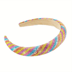 Rhinestone Headband Wide Hair Band Hair Accessories