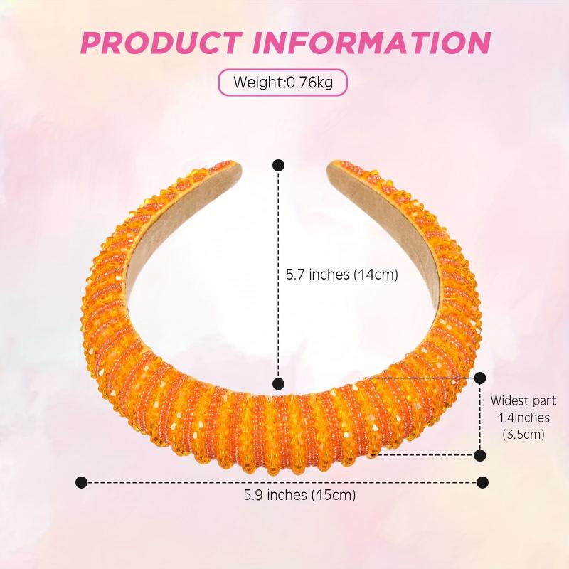 Rhinestone Headband Wide Hair Band Hair Accessories