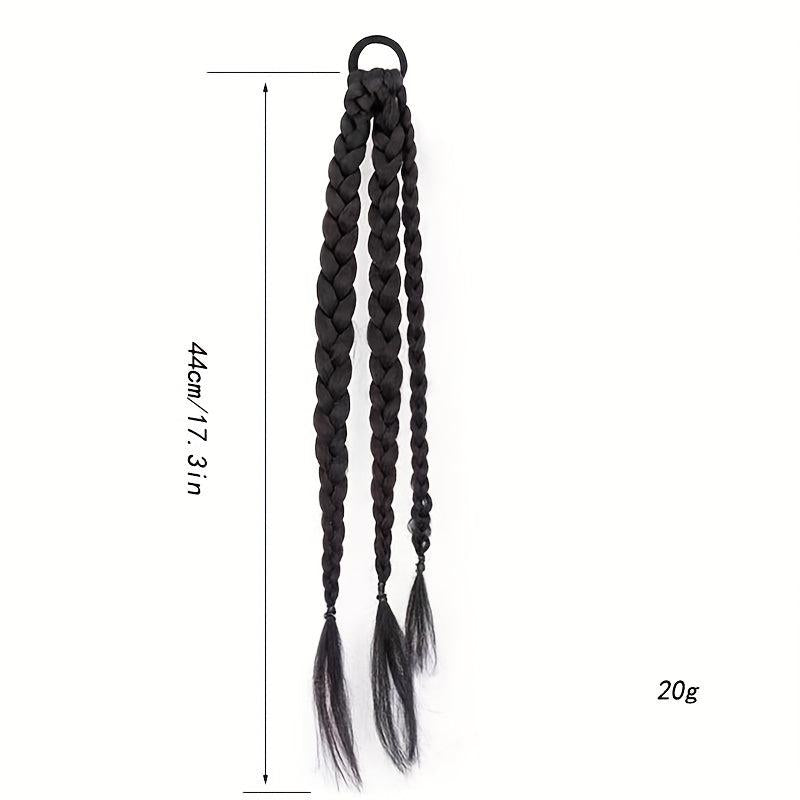 Y2K Hair Ring Ponytail Braiding Hair Wig Headpiece Hair Accessories