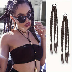 Y2K Hair Ring Ponytail Braiding Hair Wig Headpiece Hair Accessories