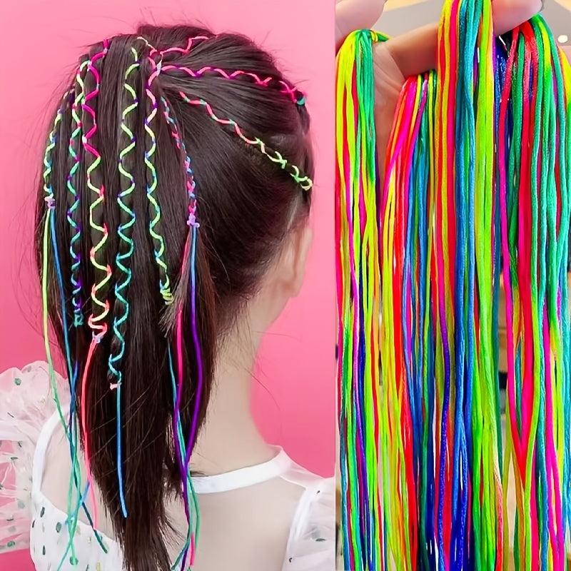 Y2K Hair Ring Ponytail Braiding Hair Wig Headpiece Hair Accessories