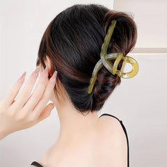3pcs Jelly Hair Claw Clip Style Hair Claw Nonslip Ponytail Holder