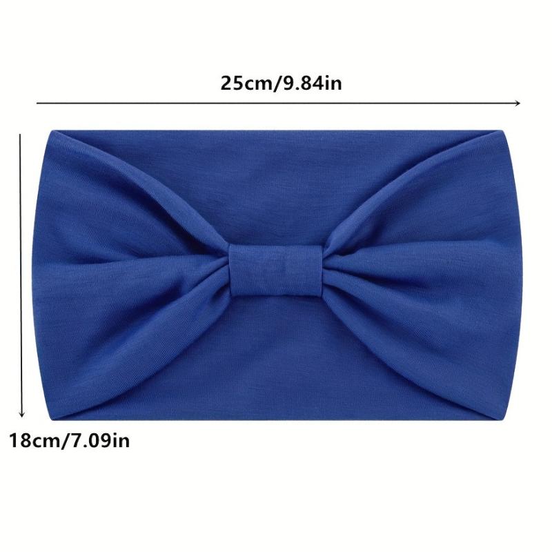 Solid Elastic Sports Hair Band Yoga Sweatband Knotted Headband Hair Accessories