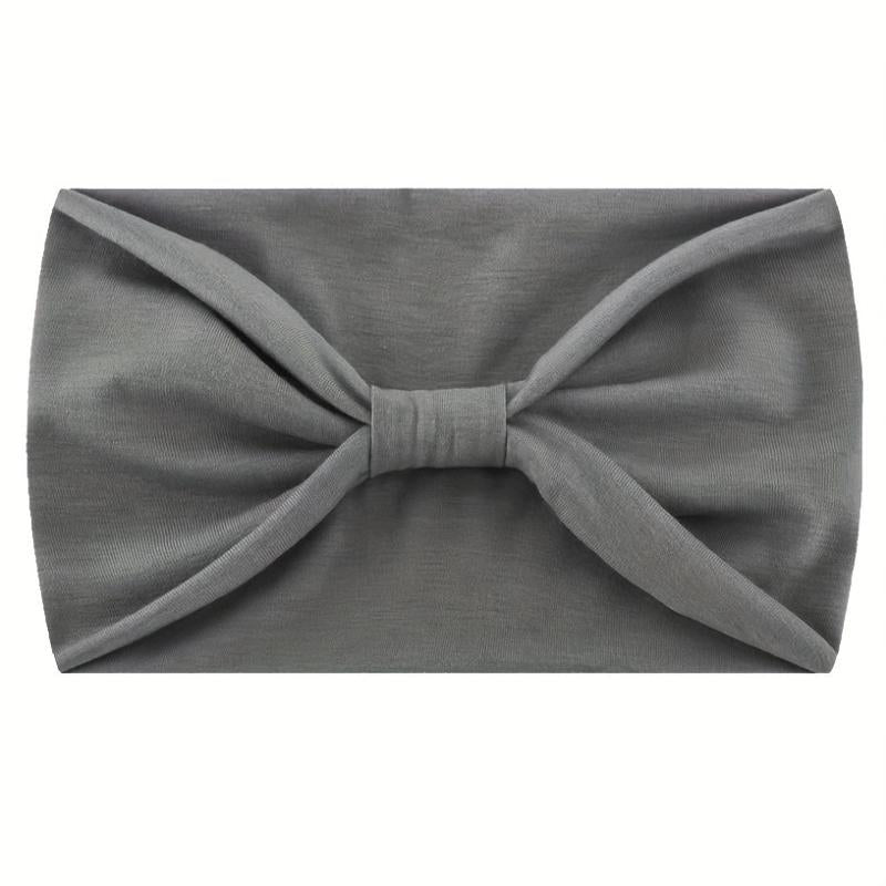 Solid Elastic Sports Hair Band Yoga Sweatband Knotted Headband Hair Accessories