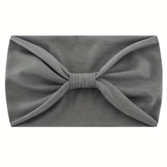 Solid Elastic Sports Hair Band Yoga Sweatband Knotted Headband Hair Accessories