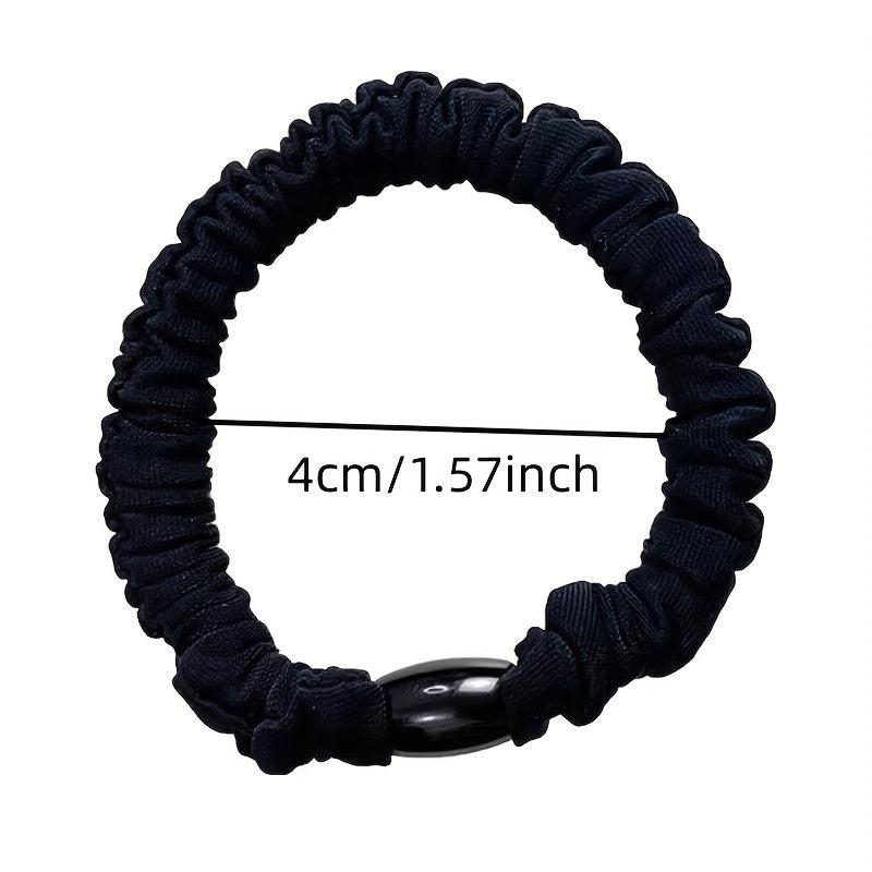 3PCS Solid Scrunchies High Elastic Hair Ties Hair Rope Girls Hair Accessories