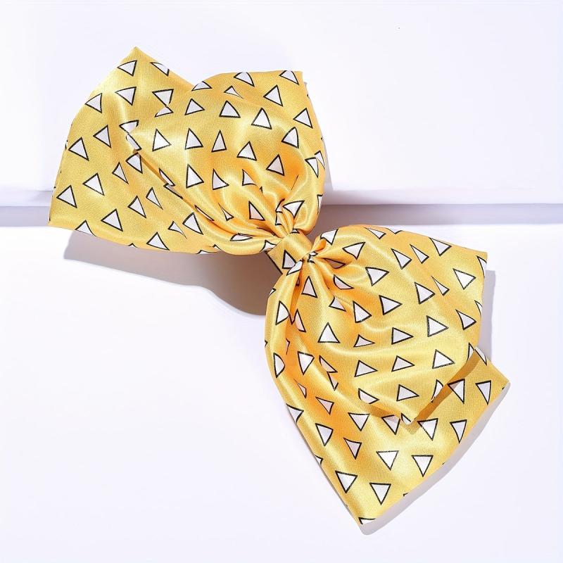 Plaid Pattern Bow Hair Clip French Barrette