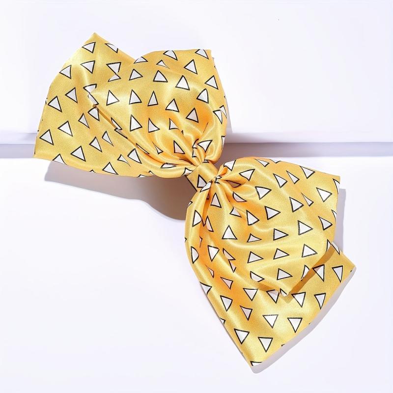 Plaid Pattern Bow Hair Clip French Barrette